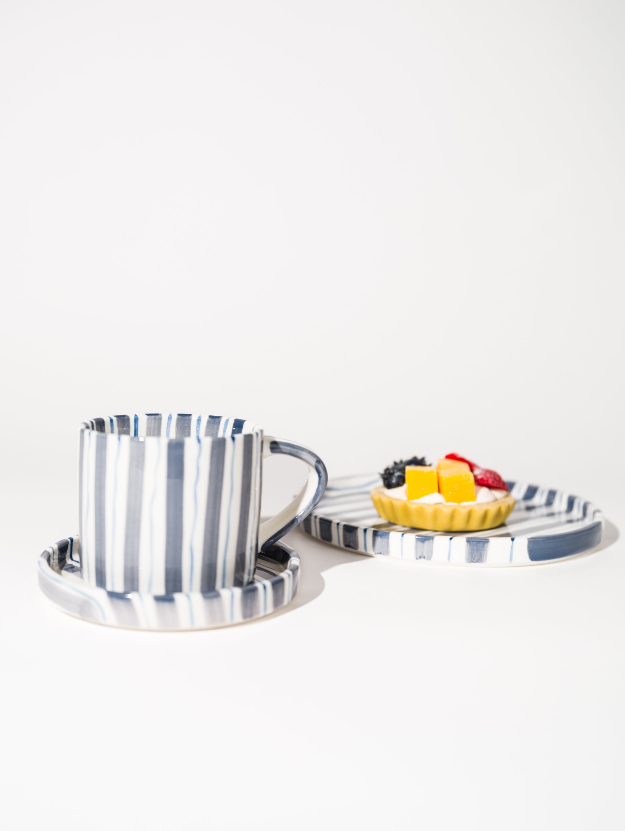 Summer Beach Coffee Cup & Plate Set