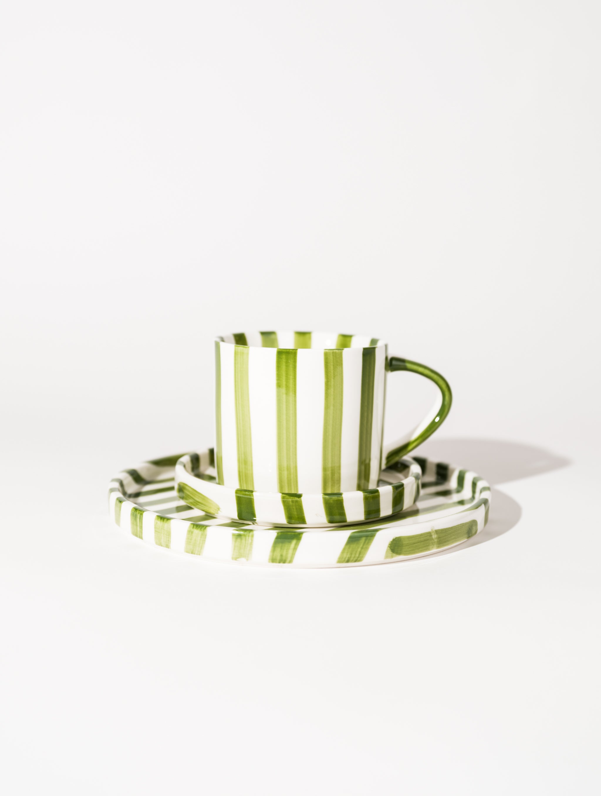 Summer Beach Coffee Cup & Plate Set