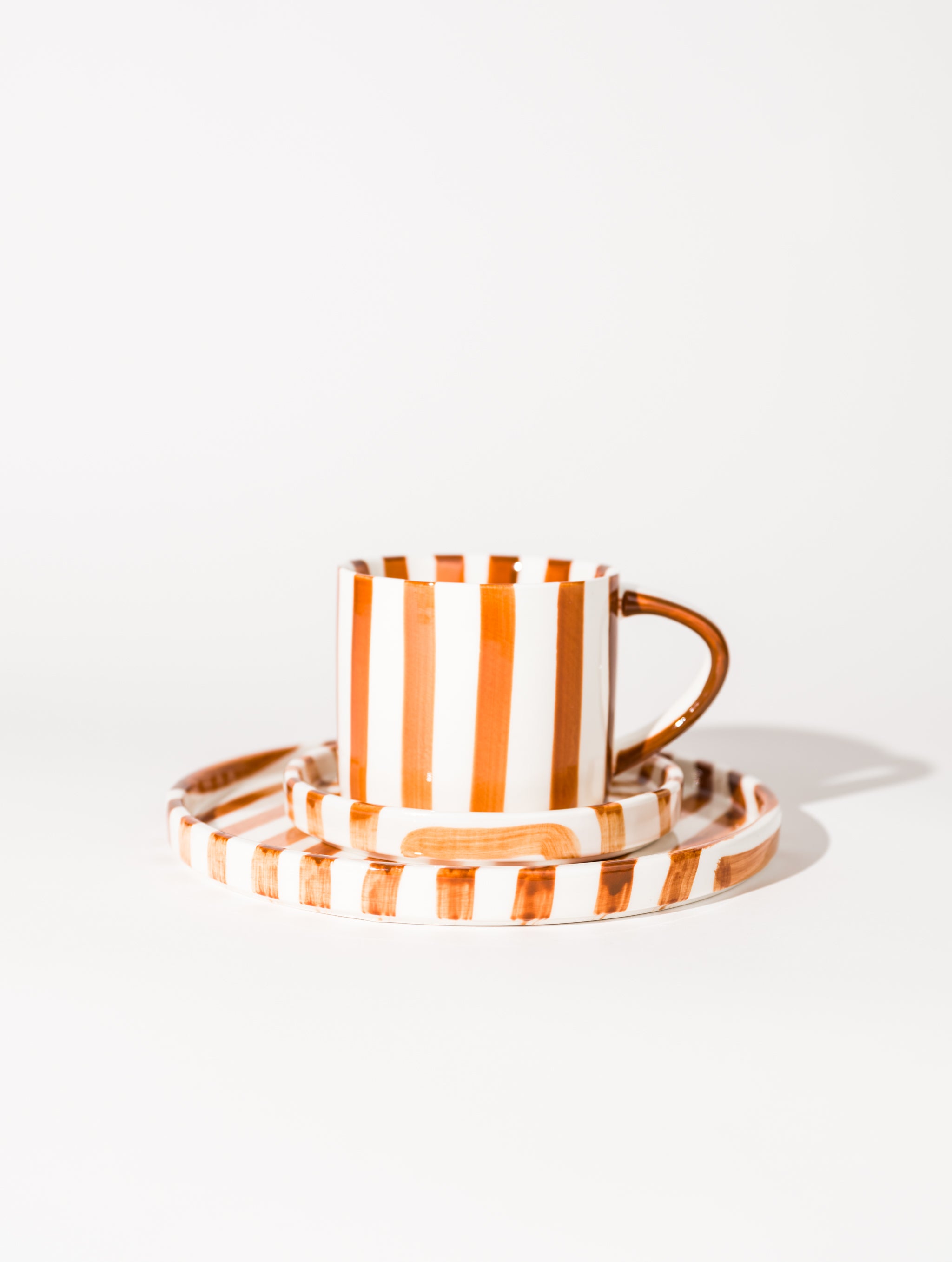 Summer Beach Coffee Cup & Plate Set