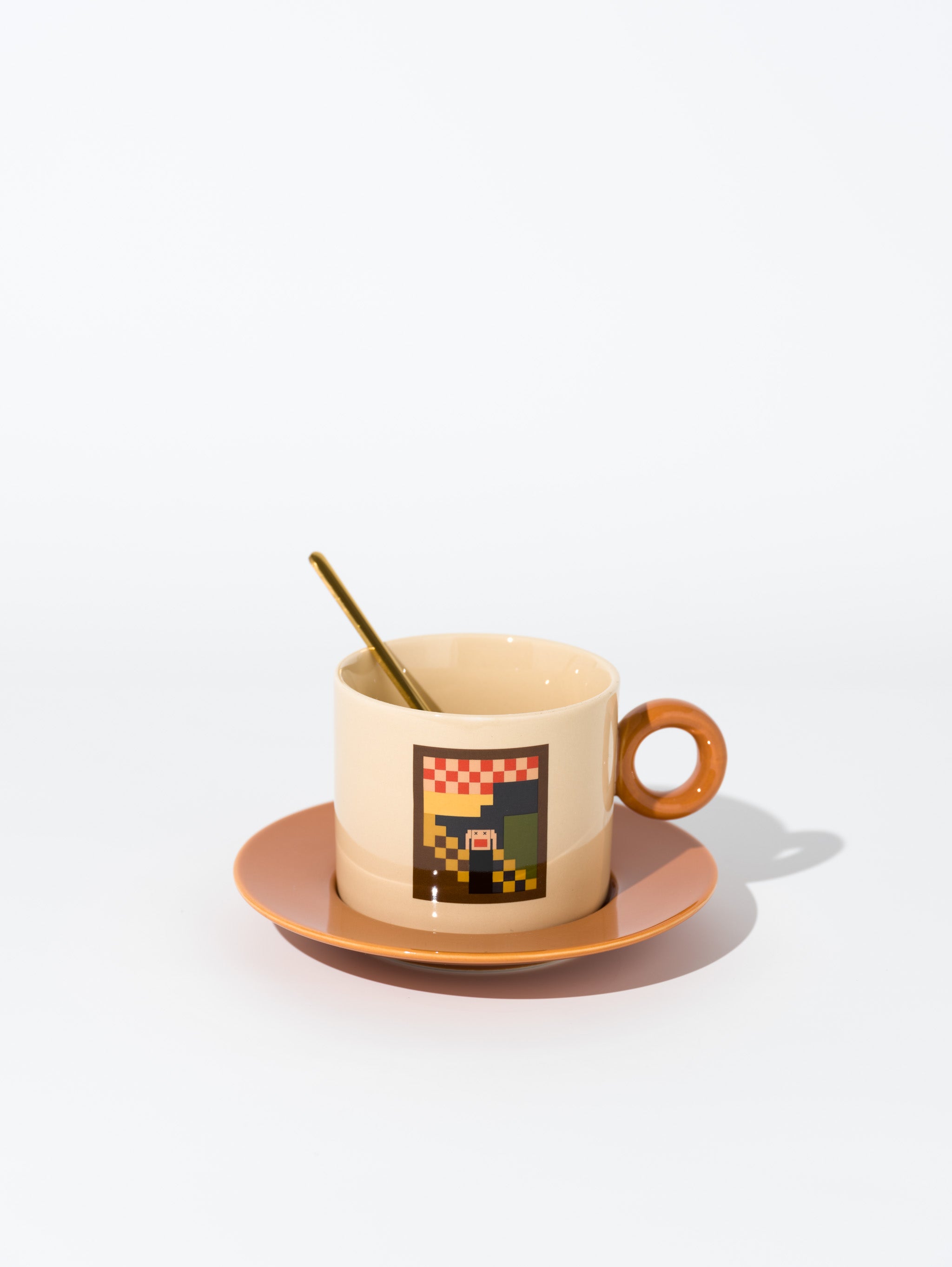 The Scream Mosaic Coffee Cup