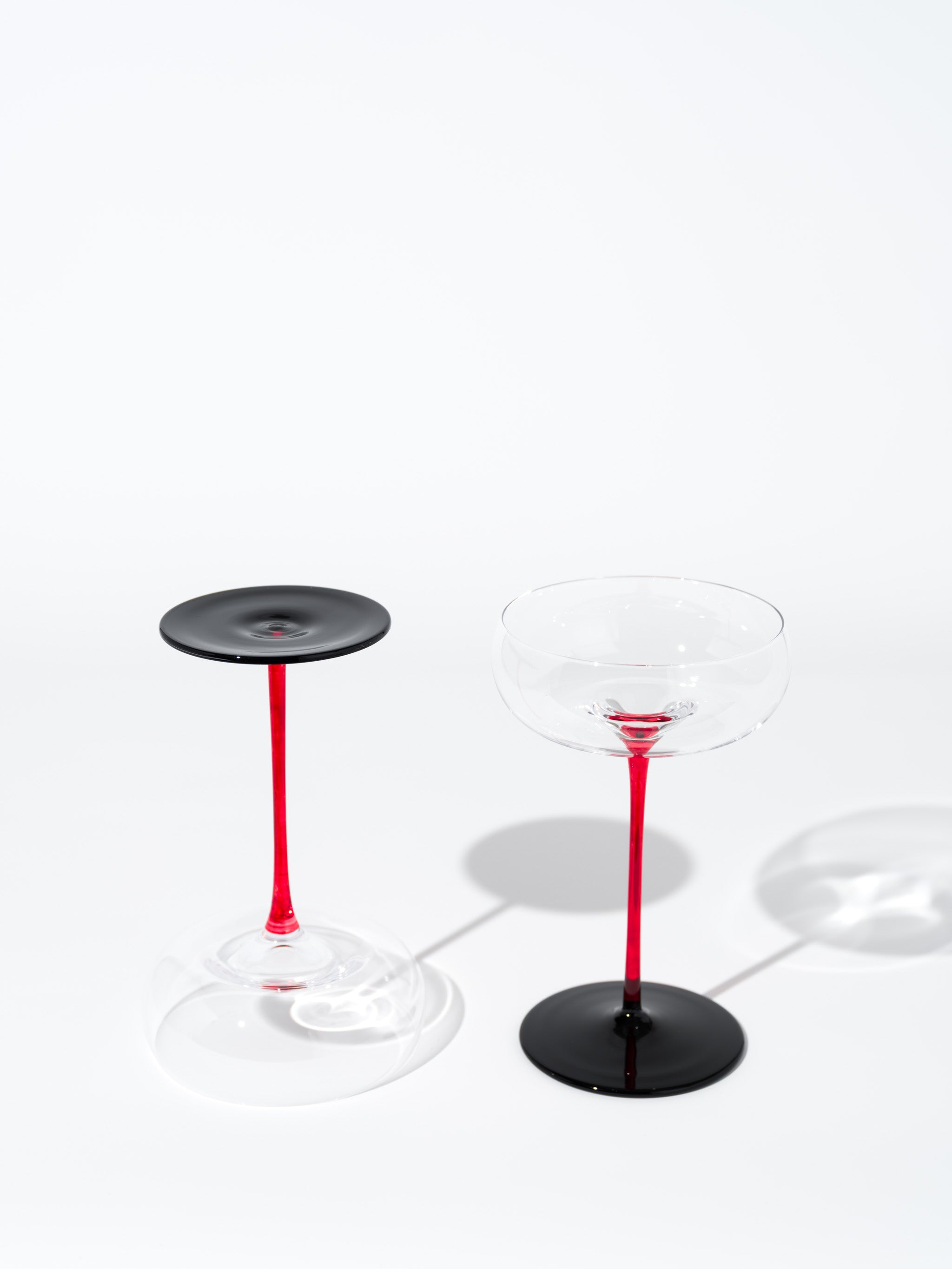 Rouge Crystal Coupe Cocktail Glass