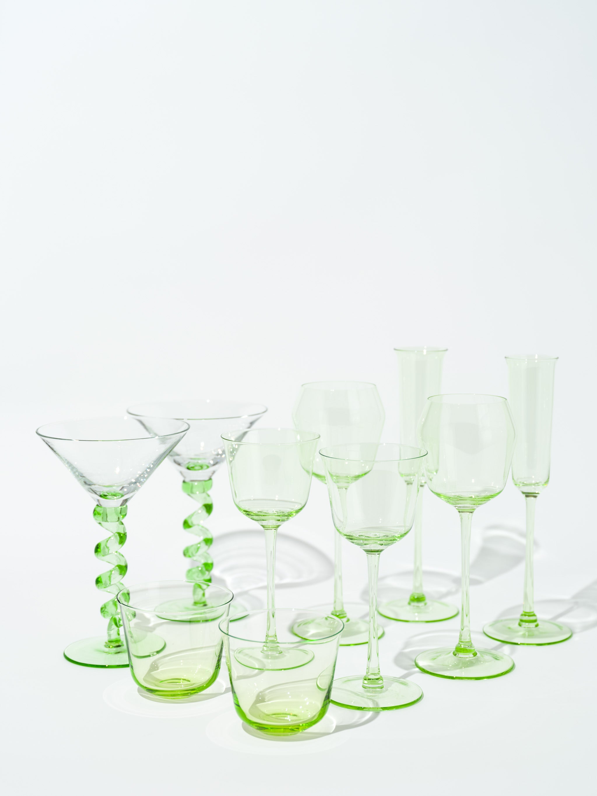 Jade Glasses, Set of 5