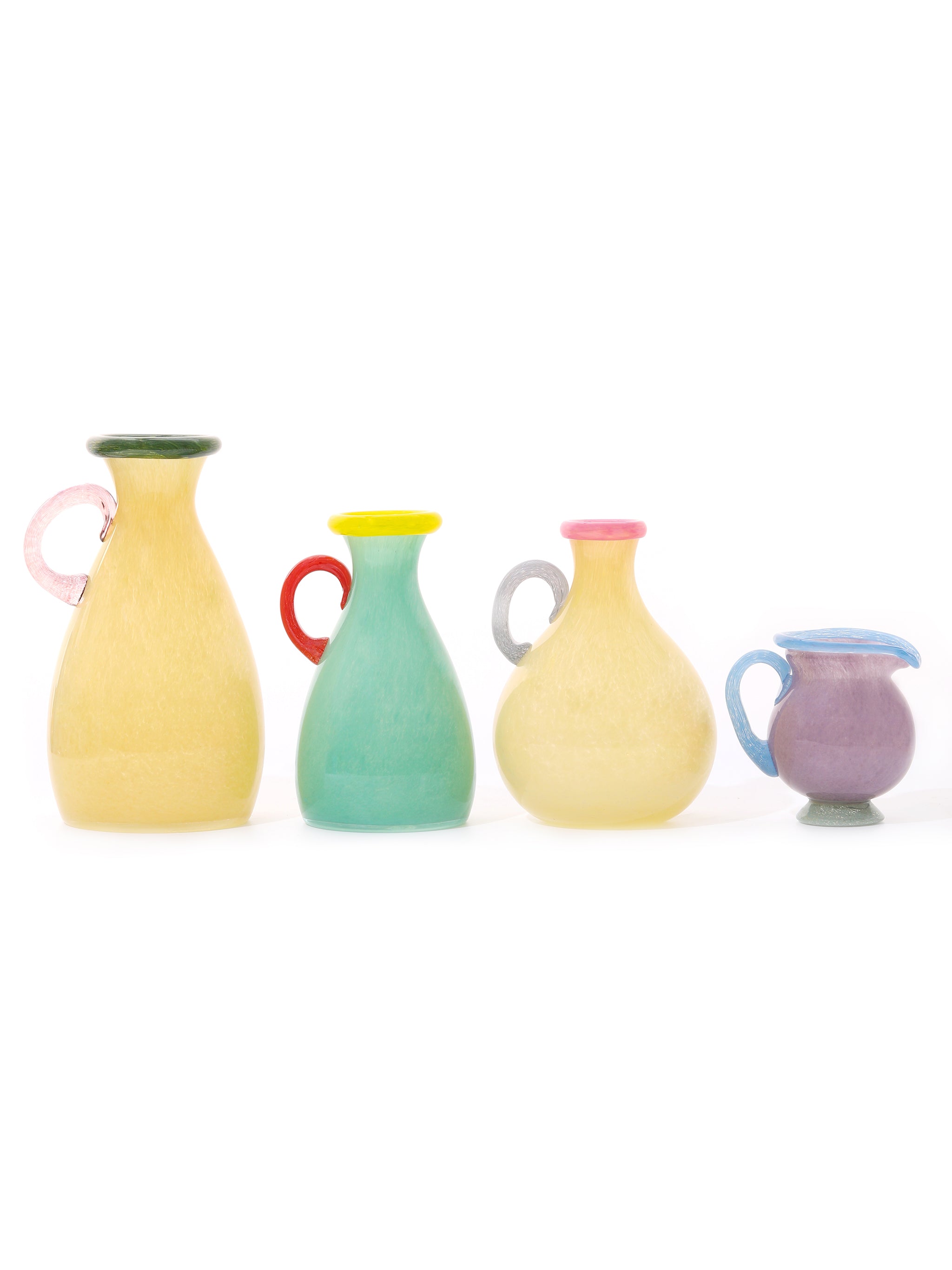 Tropical Pastel Pitcher Vase