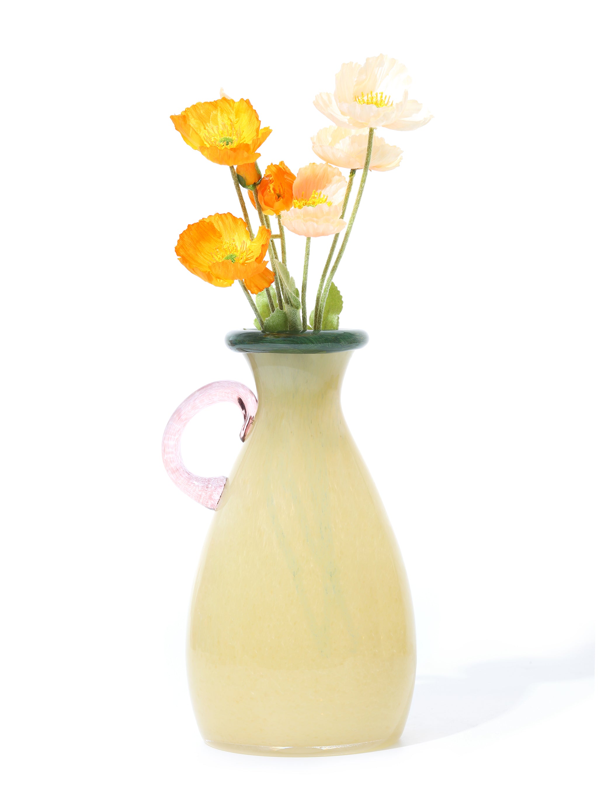 Lime Pastel Pitcher Vase