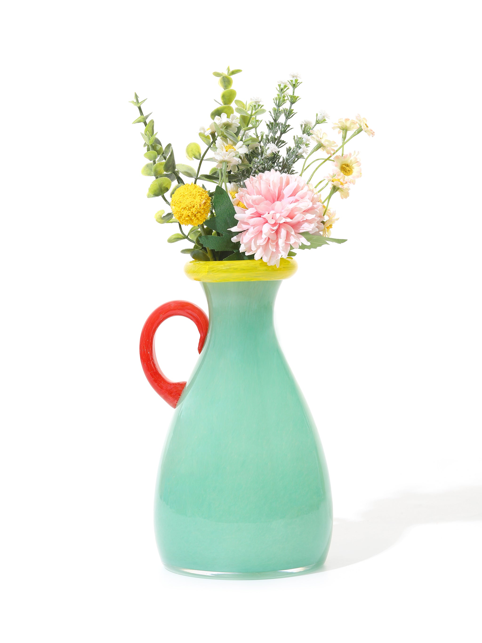 Tropical Pastel Pitcher Vase