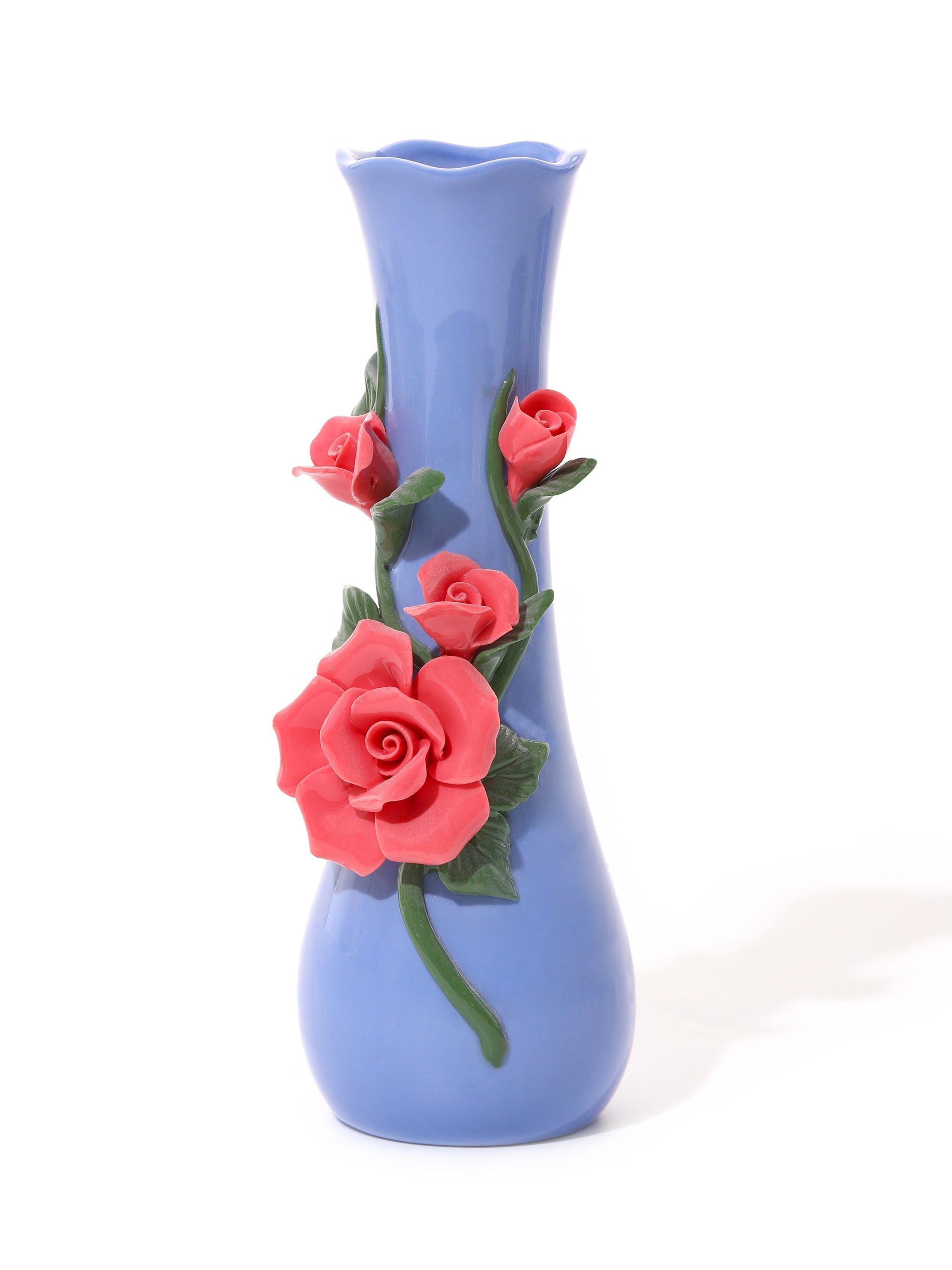 Bloom Cornflower Blue Vases, Set of 5