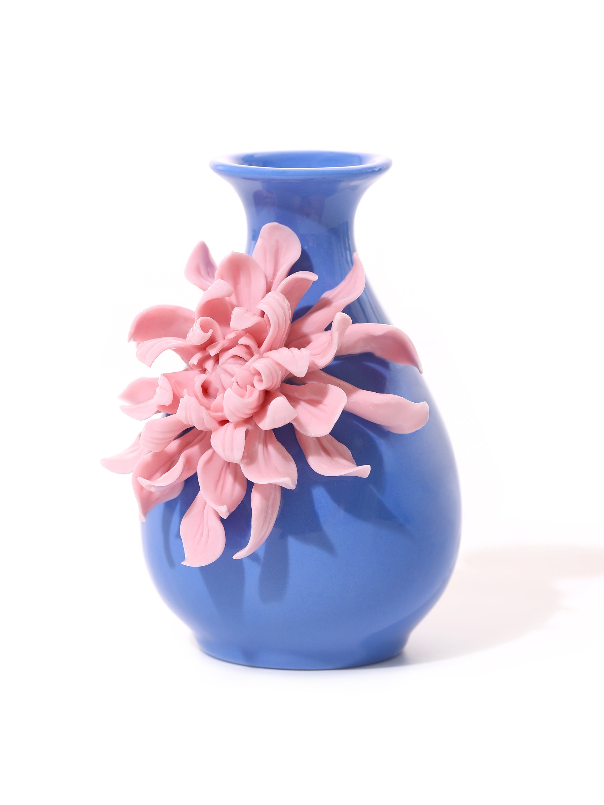 Bloom Cornflower Blue Vases, Set of 5