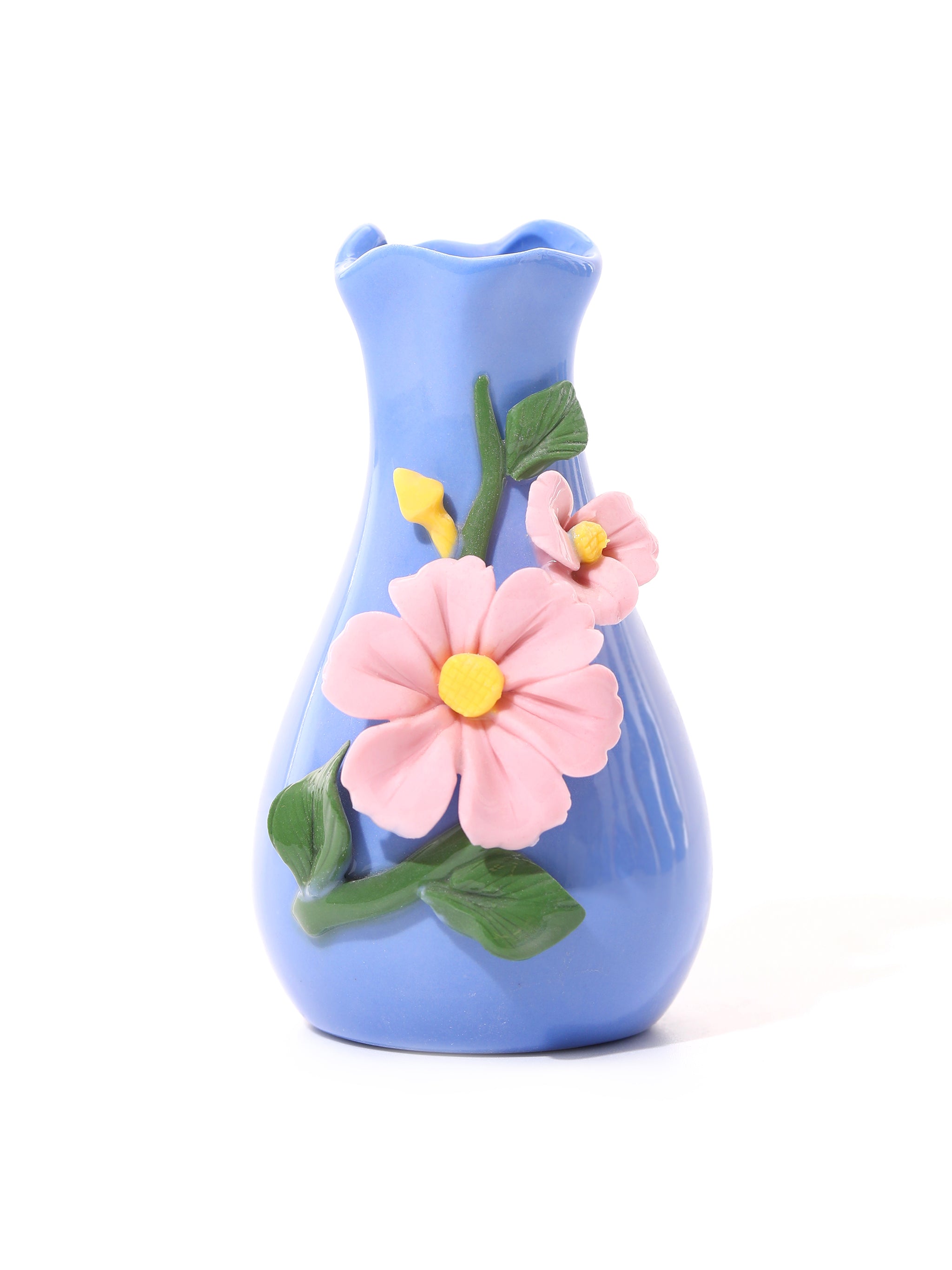 Floret Cornflower Blue Vases, Set of 5