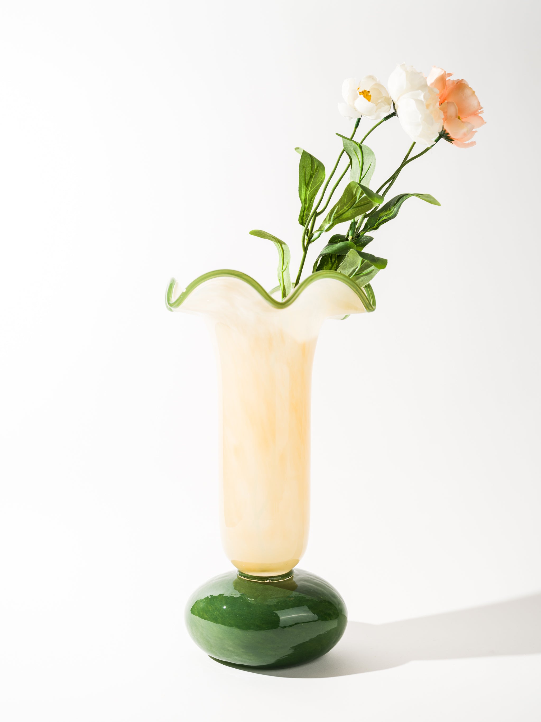 Verdant Crest Duo Vases, Set of 2