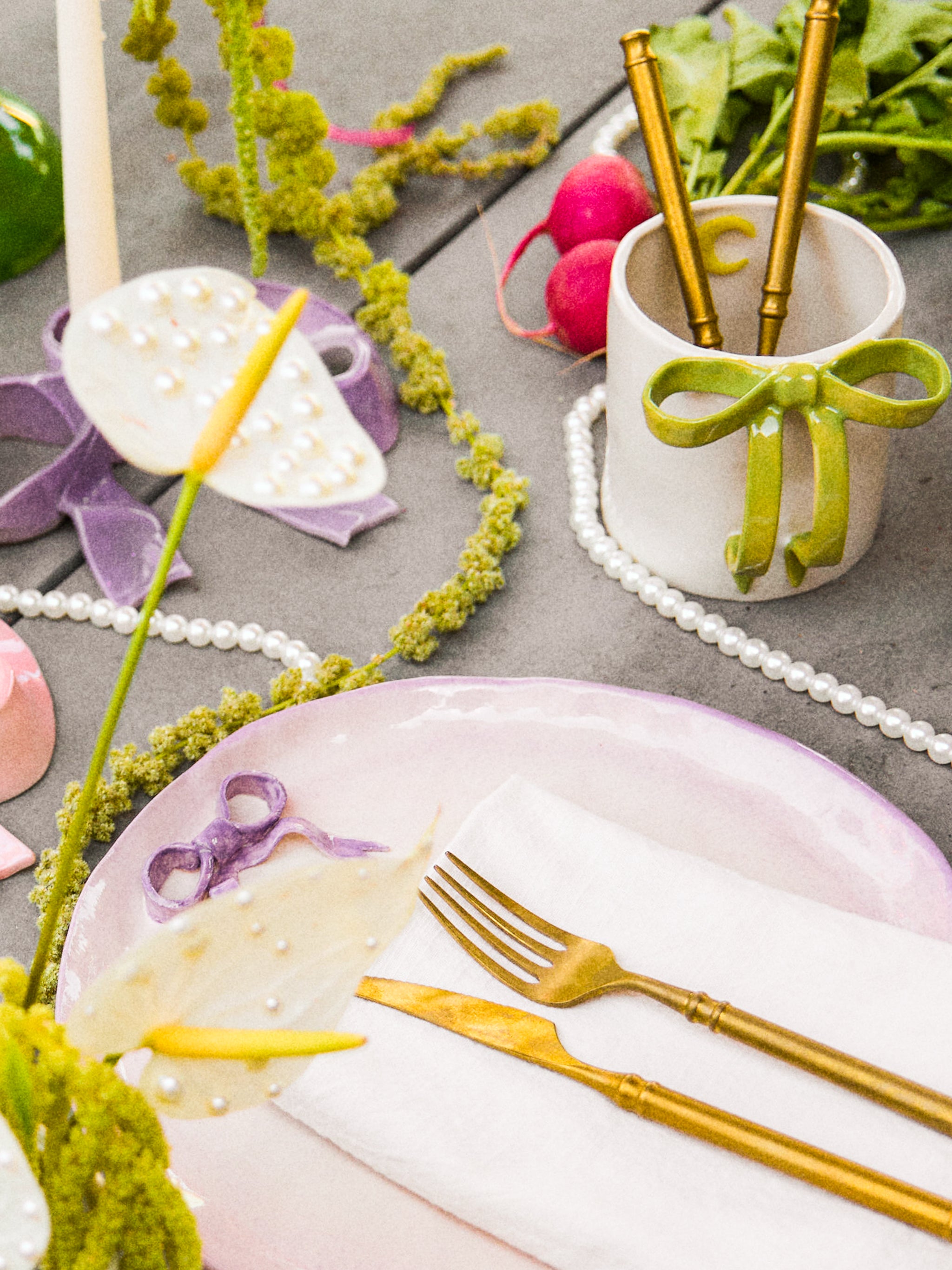 BowKnot Dinner Plate Set