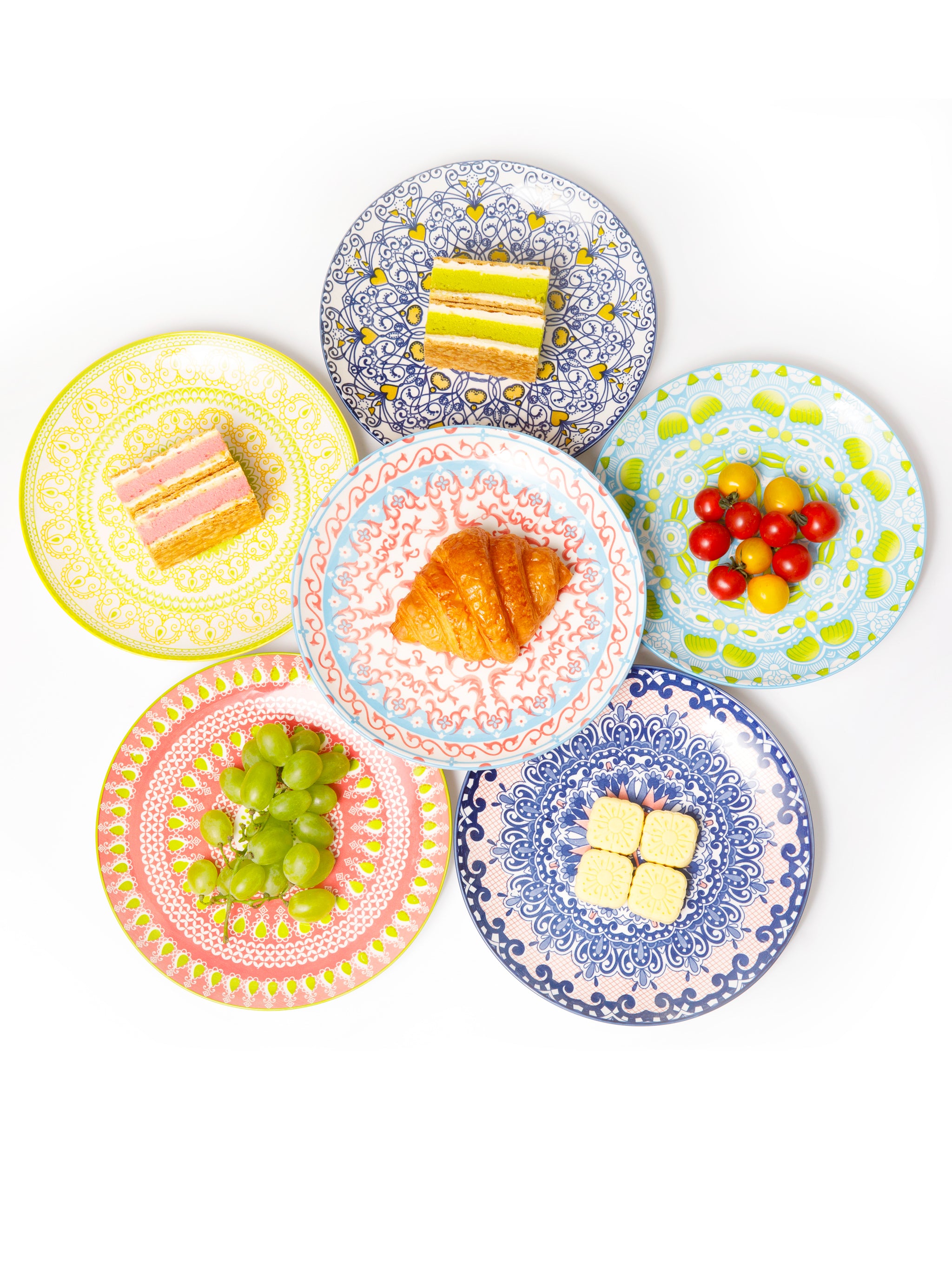 Elena Painterly Dinner Plates