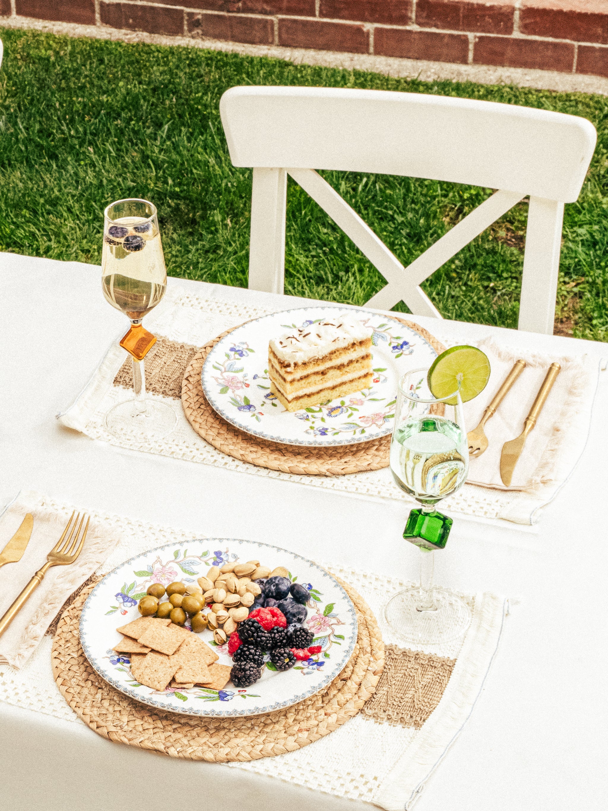 Florence Jeweled Champagne Glasses