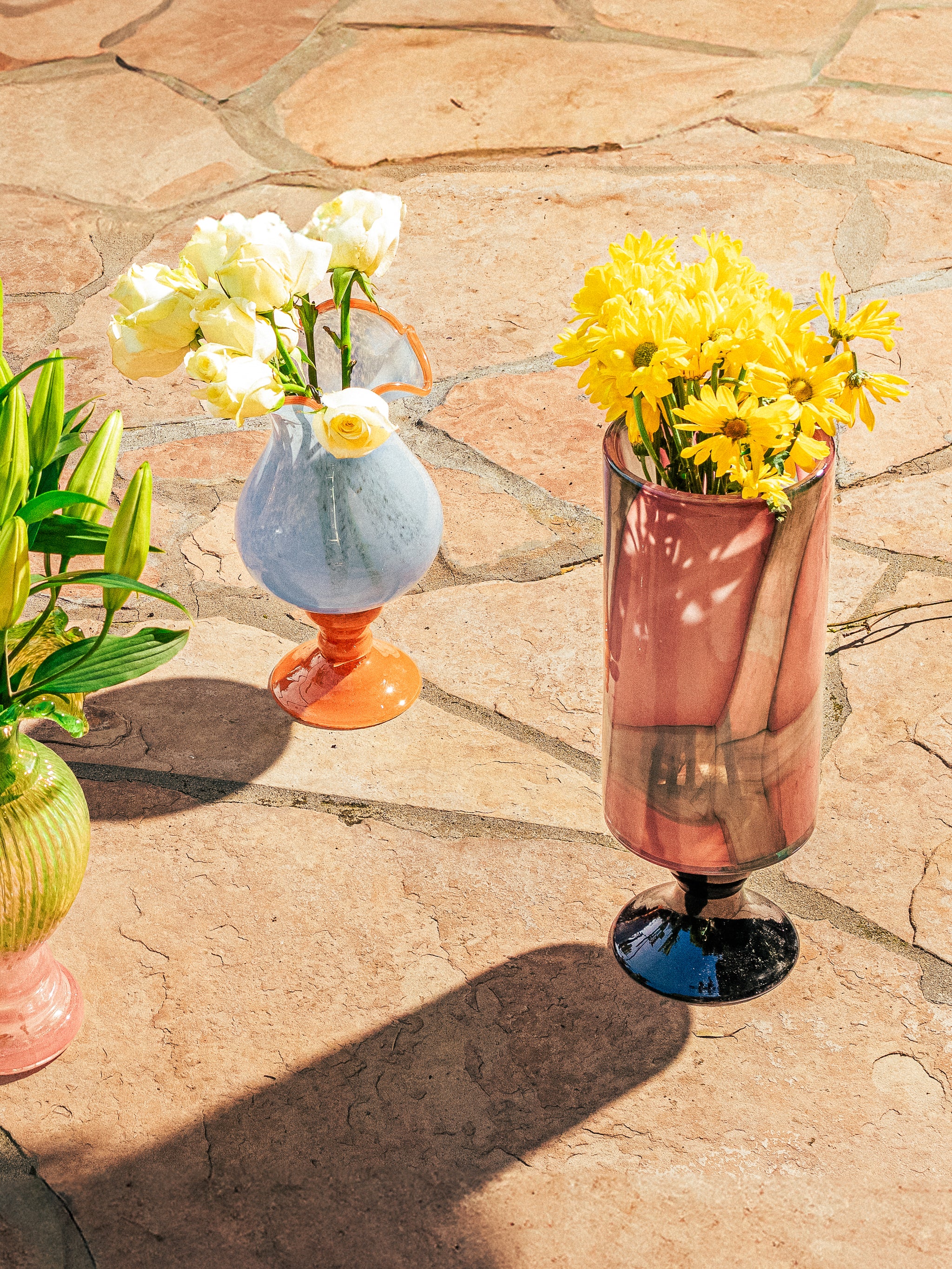 Roseate Pedestal Vase