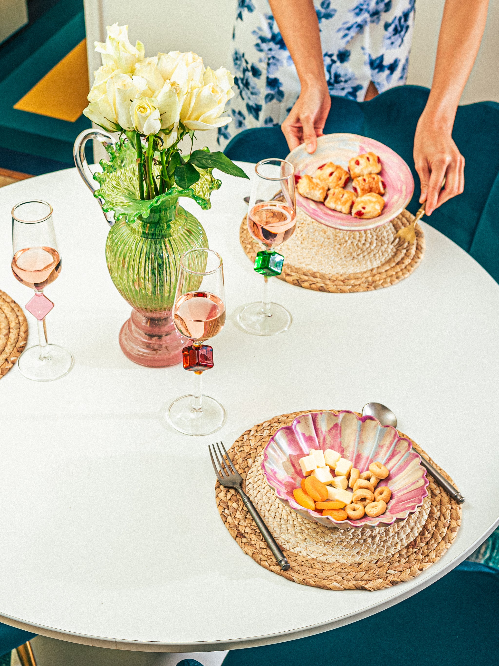 Lavender Dream Round Tray