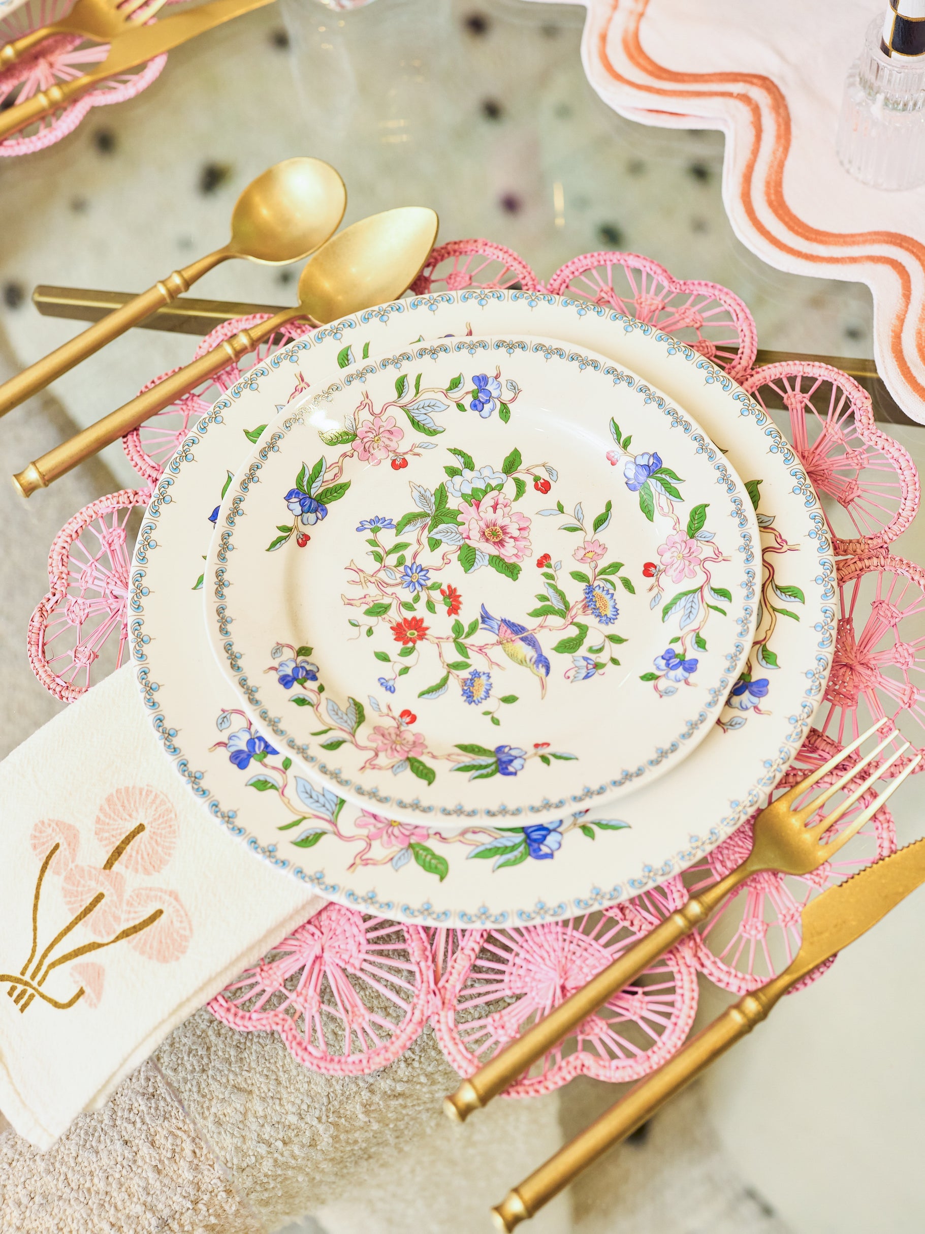 Blossom Aviary Dinner Plate Set