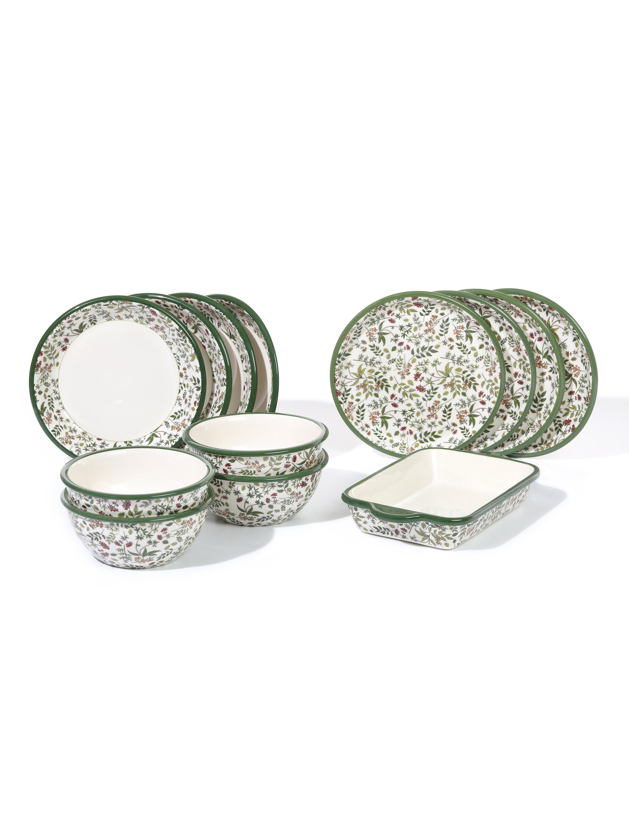 Lilia Botanic Garden Dinnerware, Set of 13