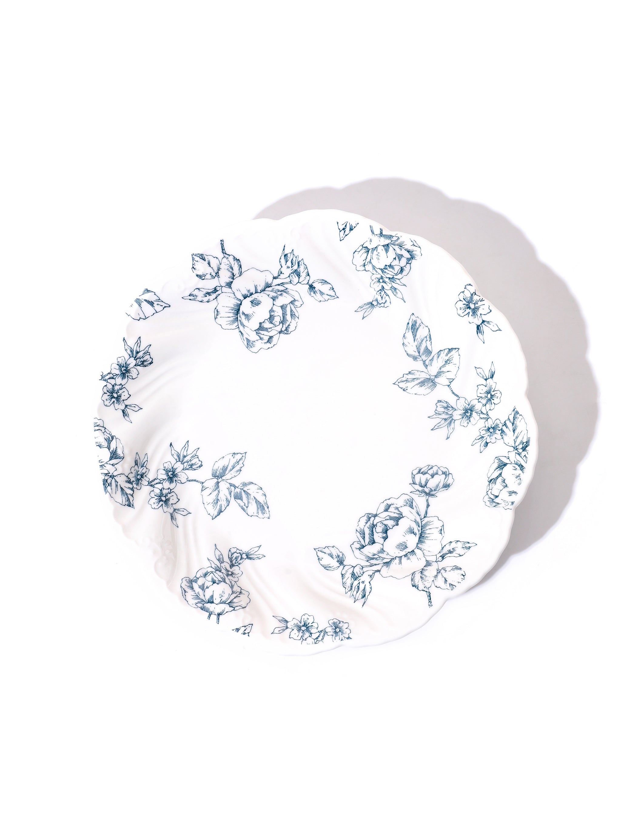 Midnight Rose Dinner Plate Set of 16