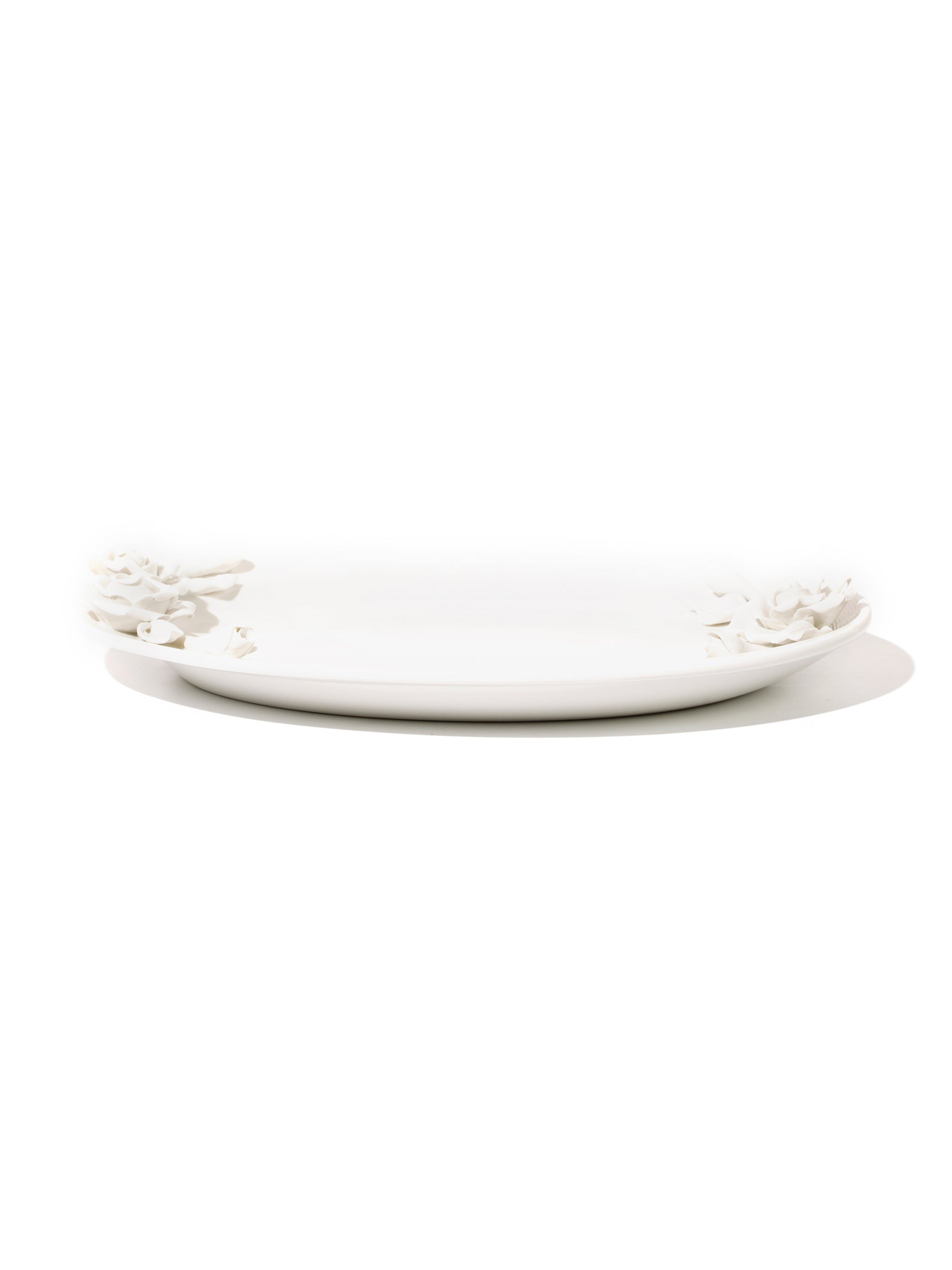 Isabella Artisan Rose Oval Platter, 12 inch