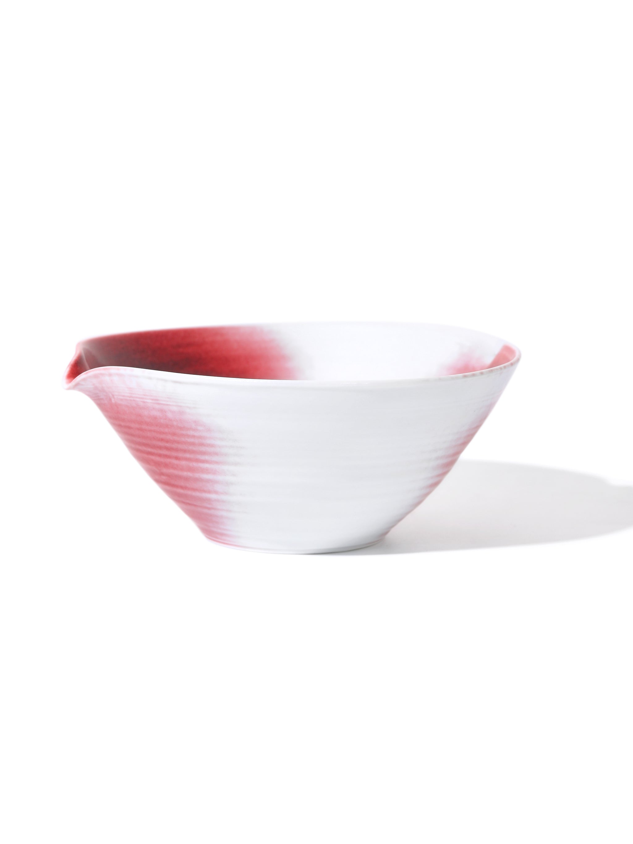 Garnet Blush Pouring Bowl, Single Spout