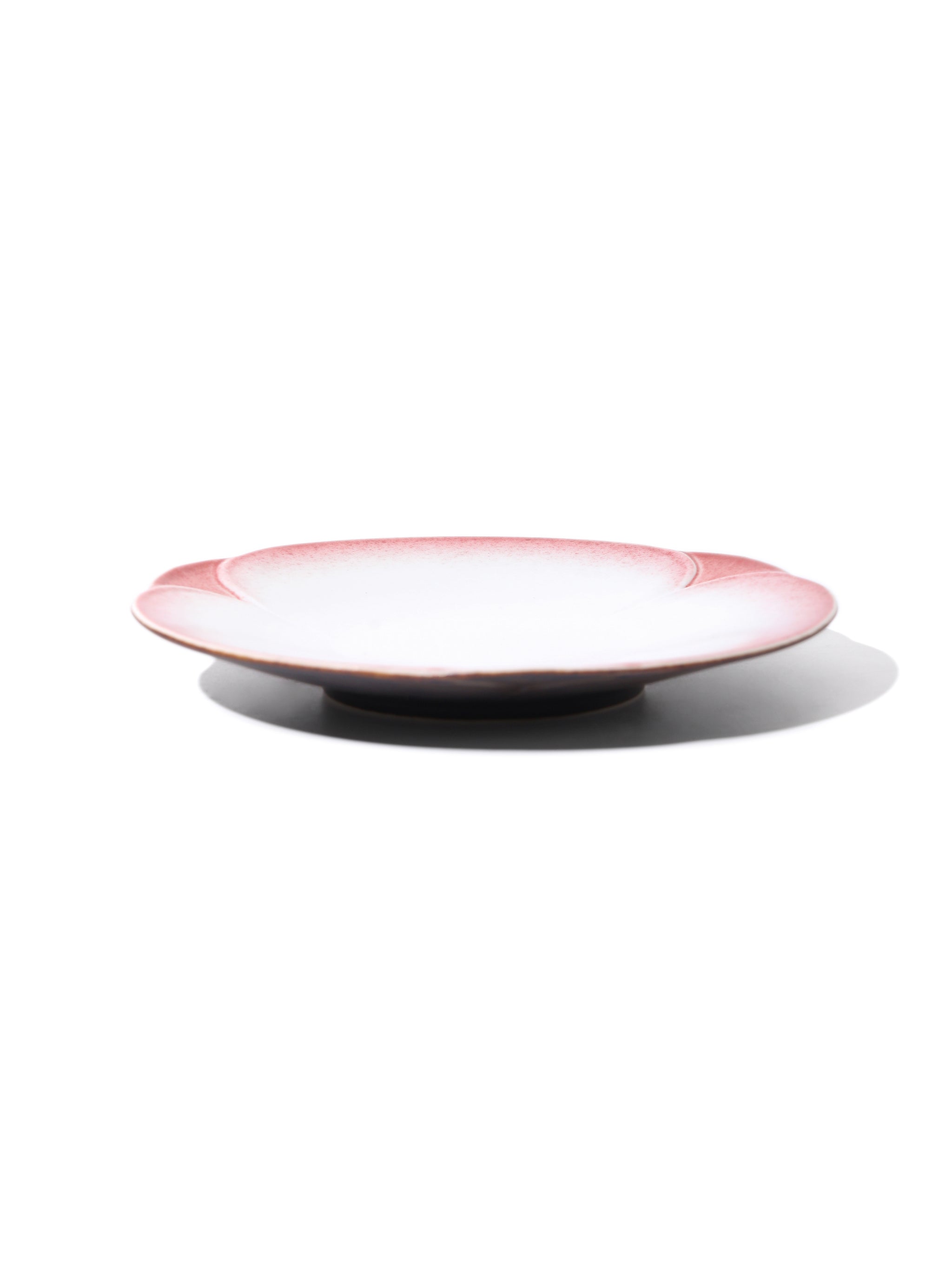 Crimson Petal Plate, 7 inch