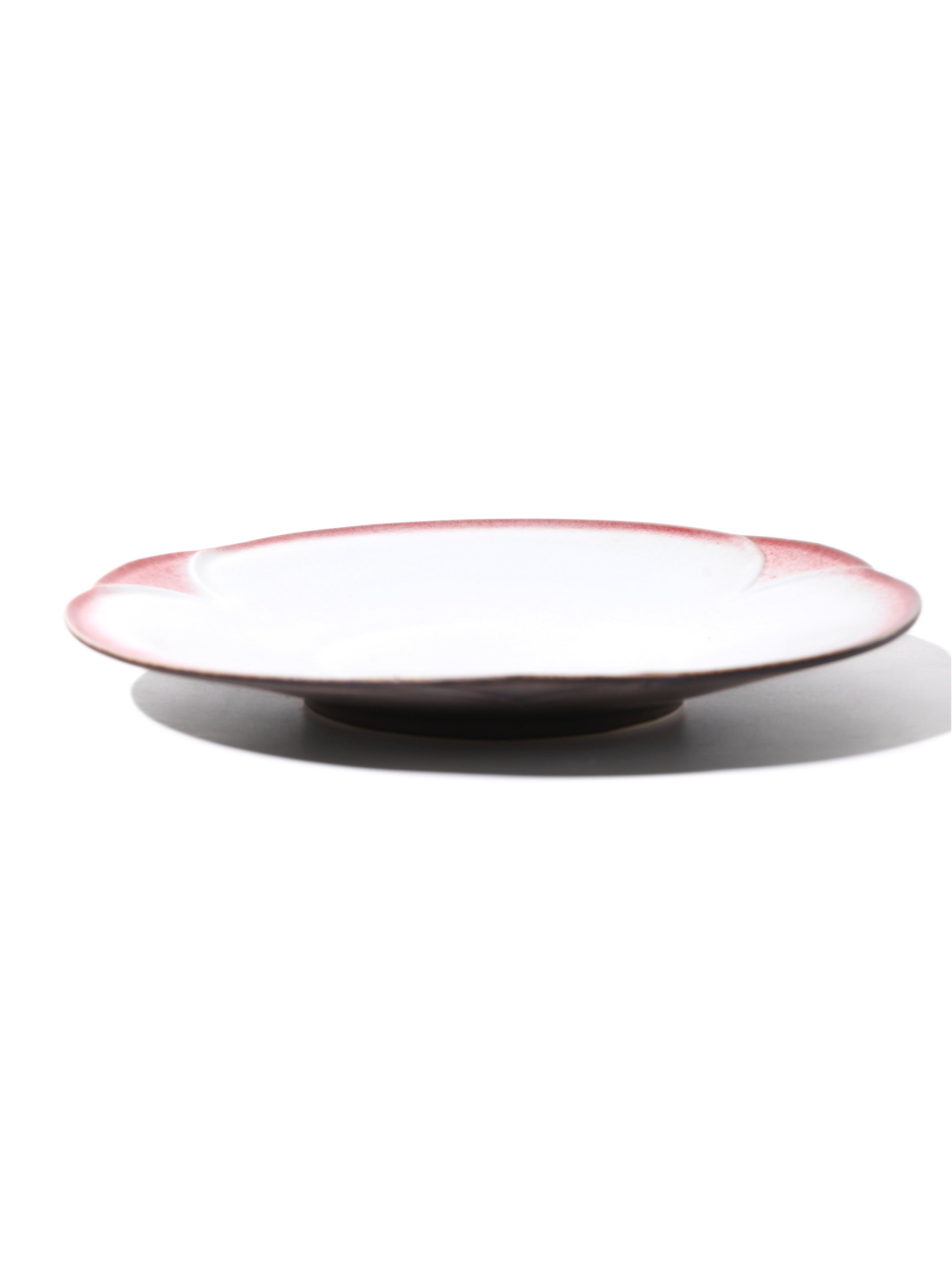 Crimson Petal Plate, 9 inch