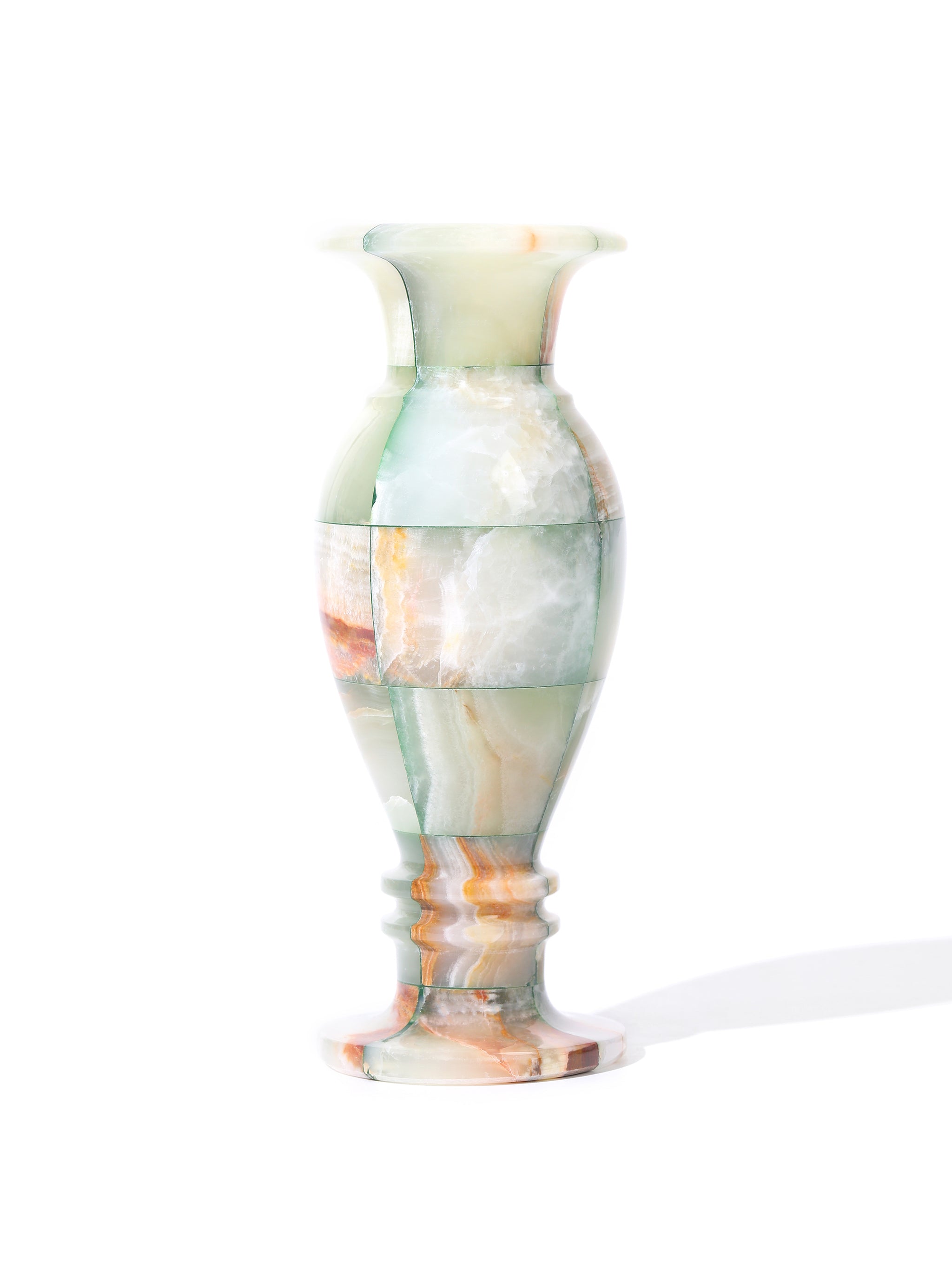 Forest Charm Jade Mosaic Vase, Tall