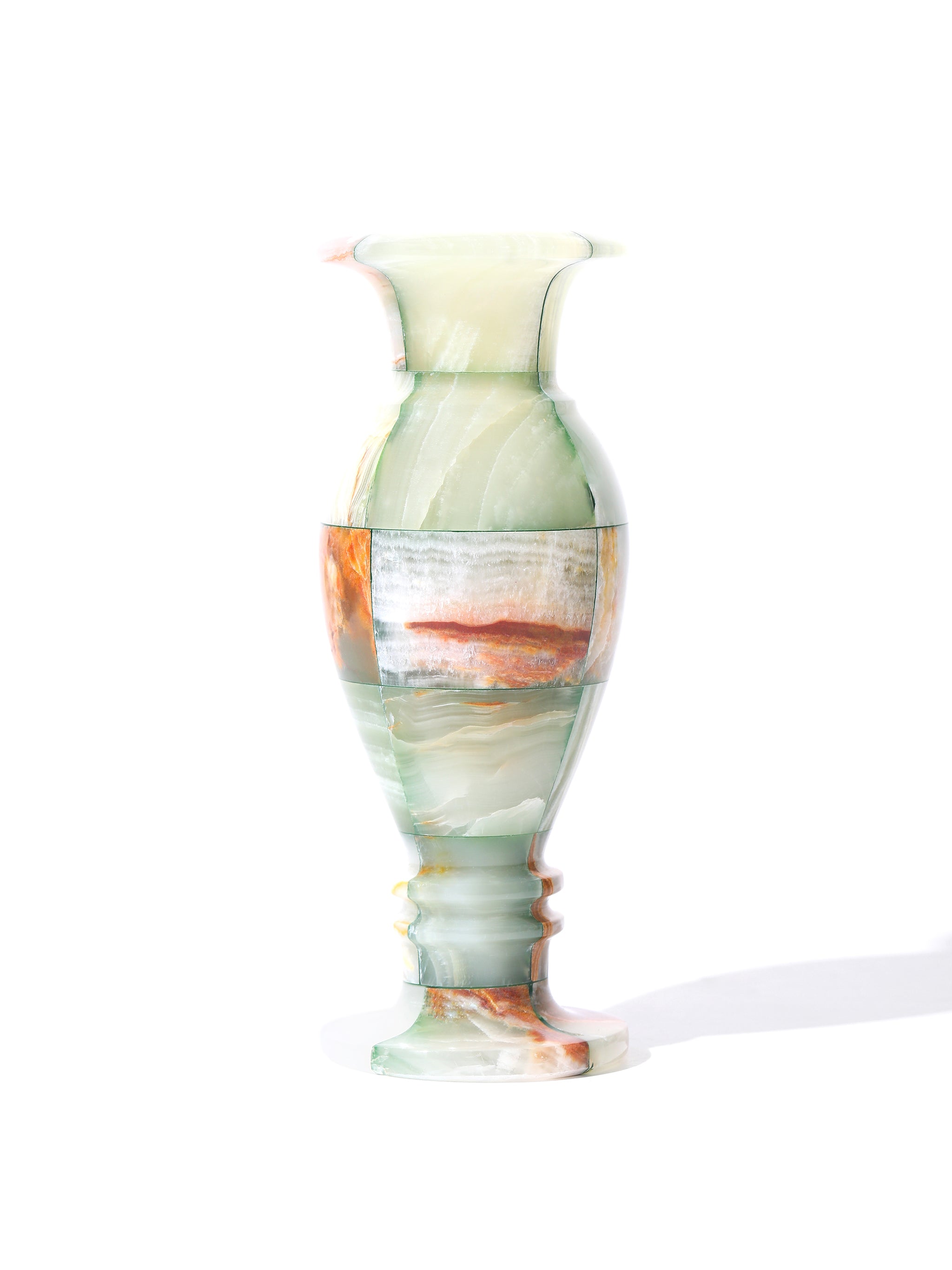 Forest Charm Jade Mosaic Vase, Tall