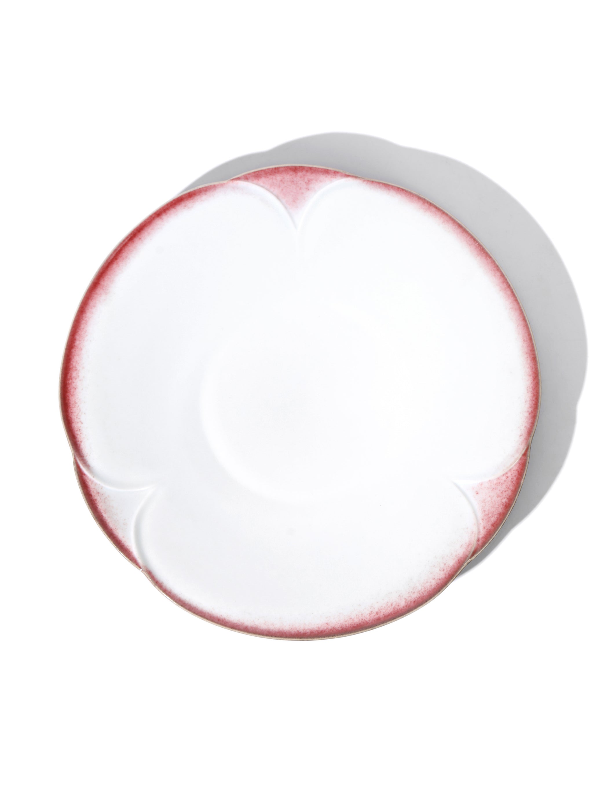 Crimson Petal Plate, 9 inch