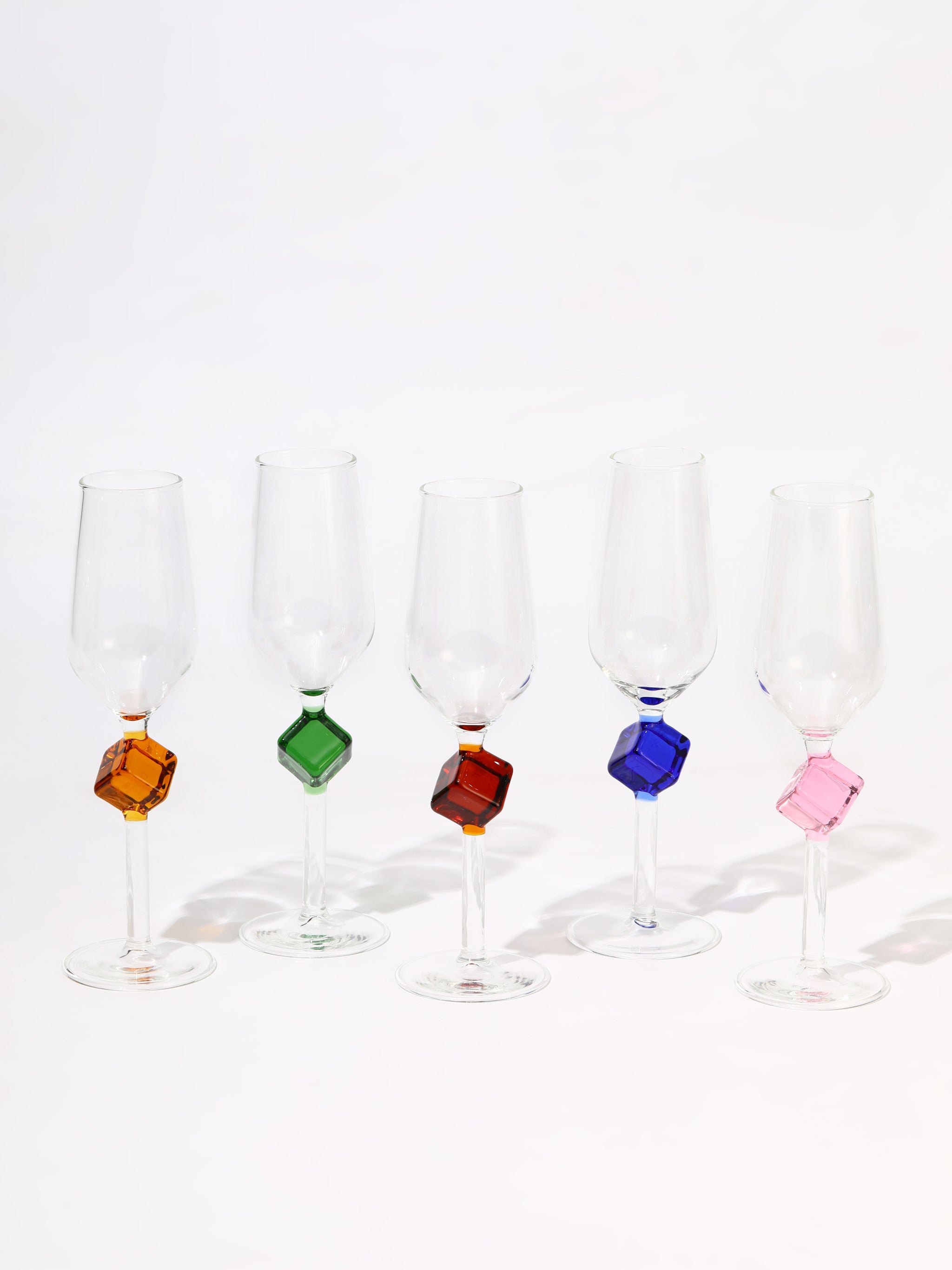 Florence Jeweled Champagne Flutes