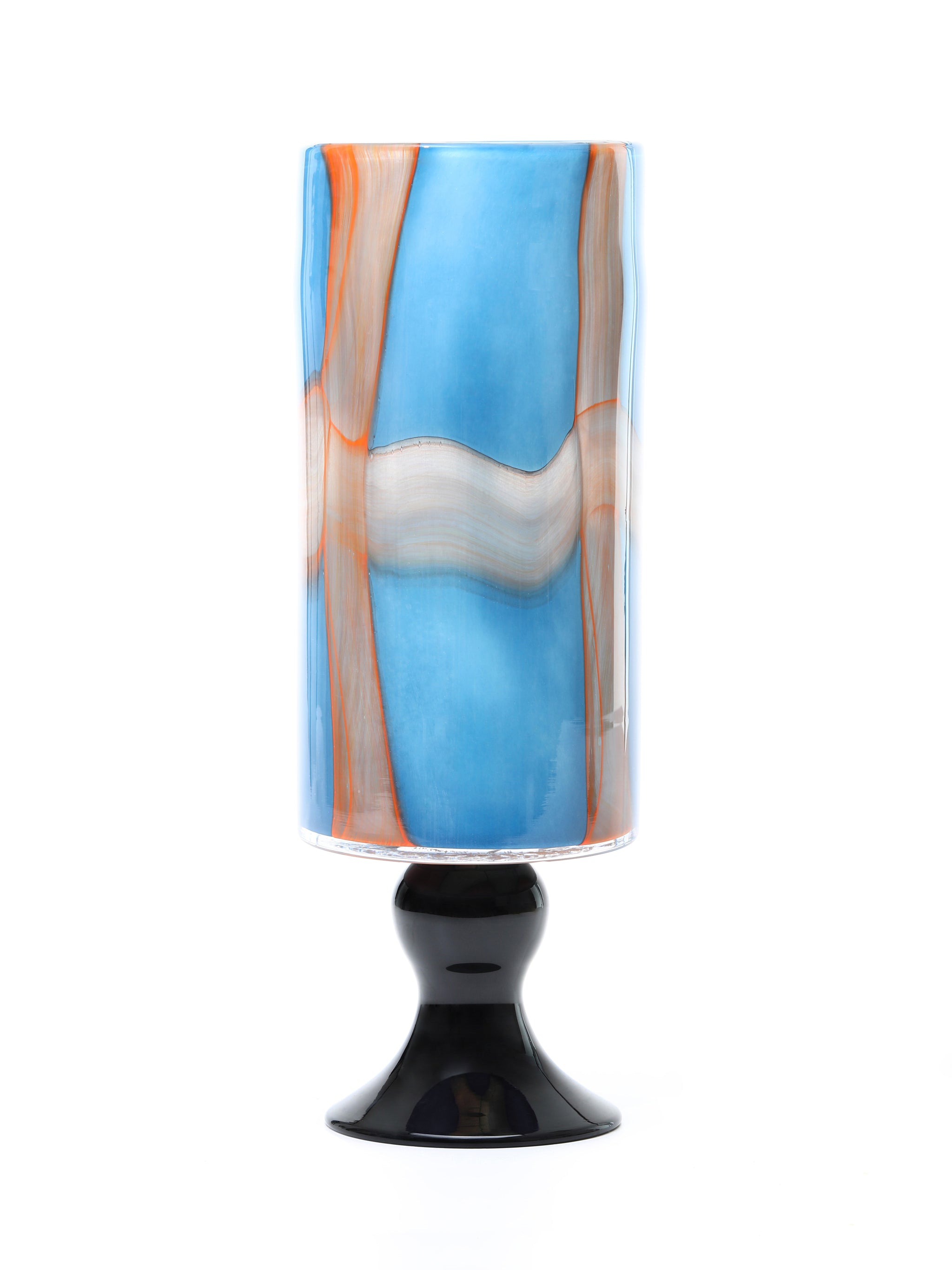 Azure Pedestal Vase