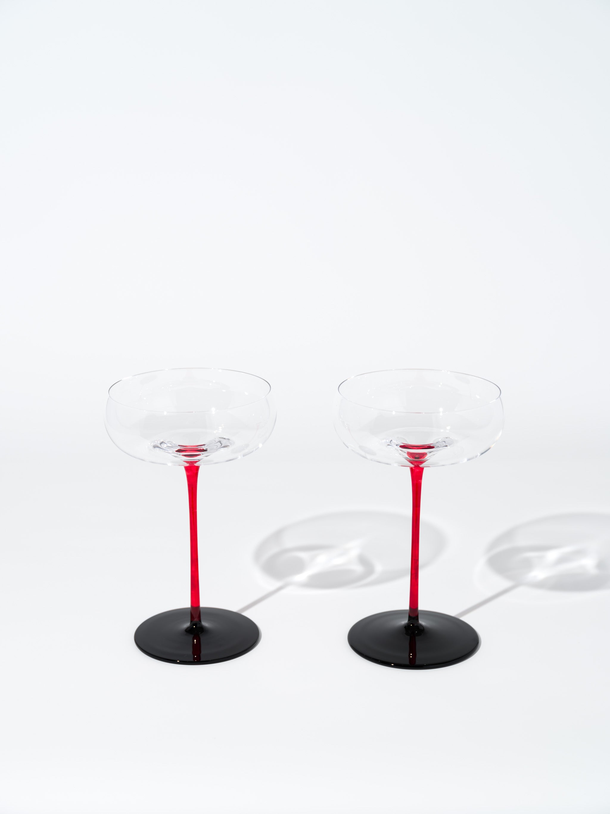 Rouge Crystal Coupe Cocktail Glass