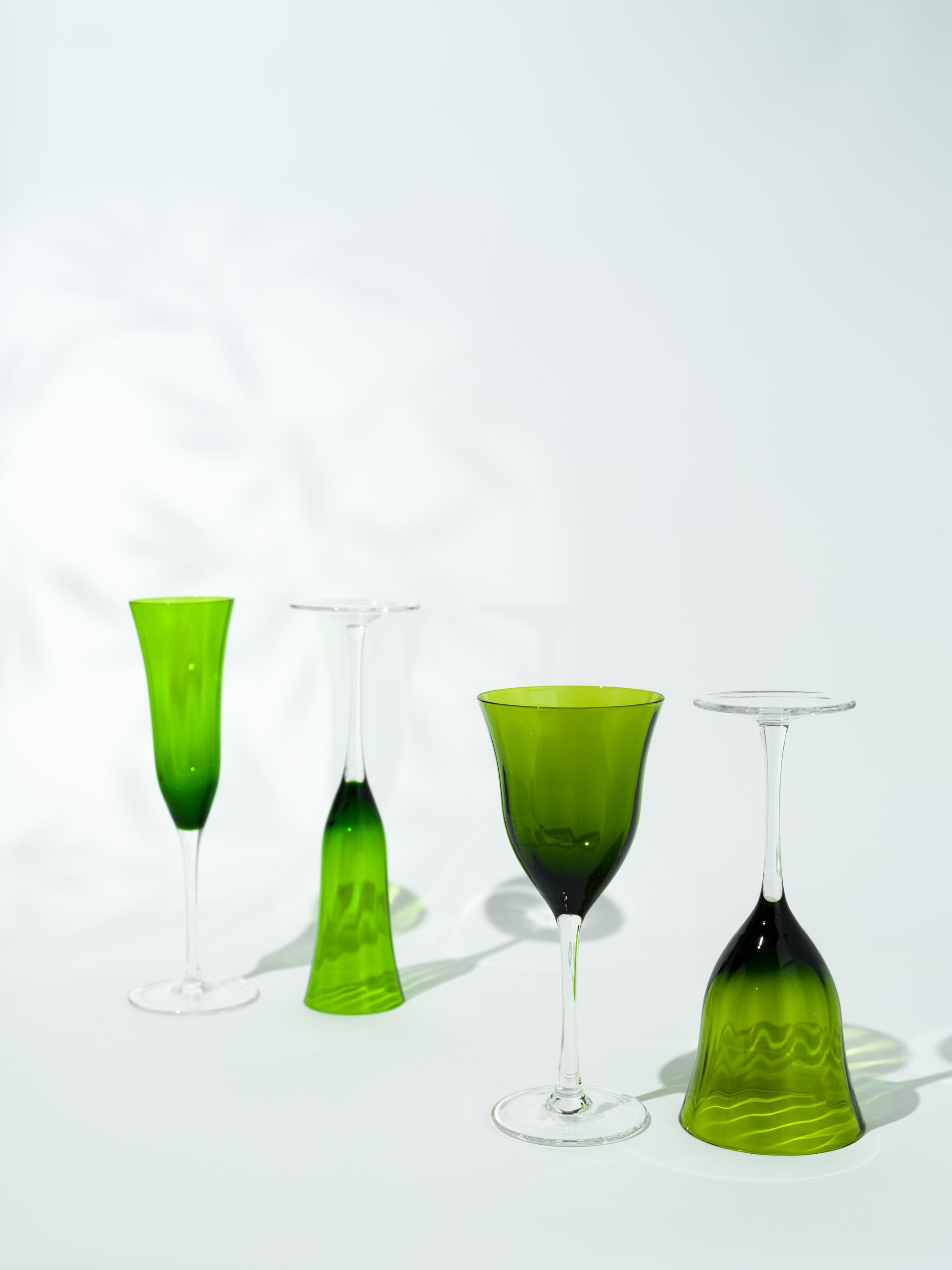 Emerald Wine Glass