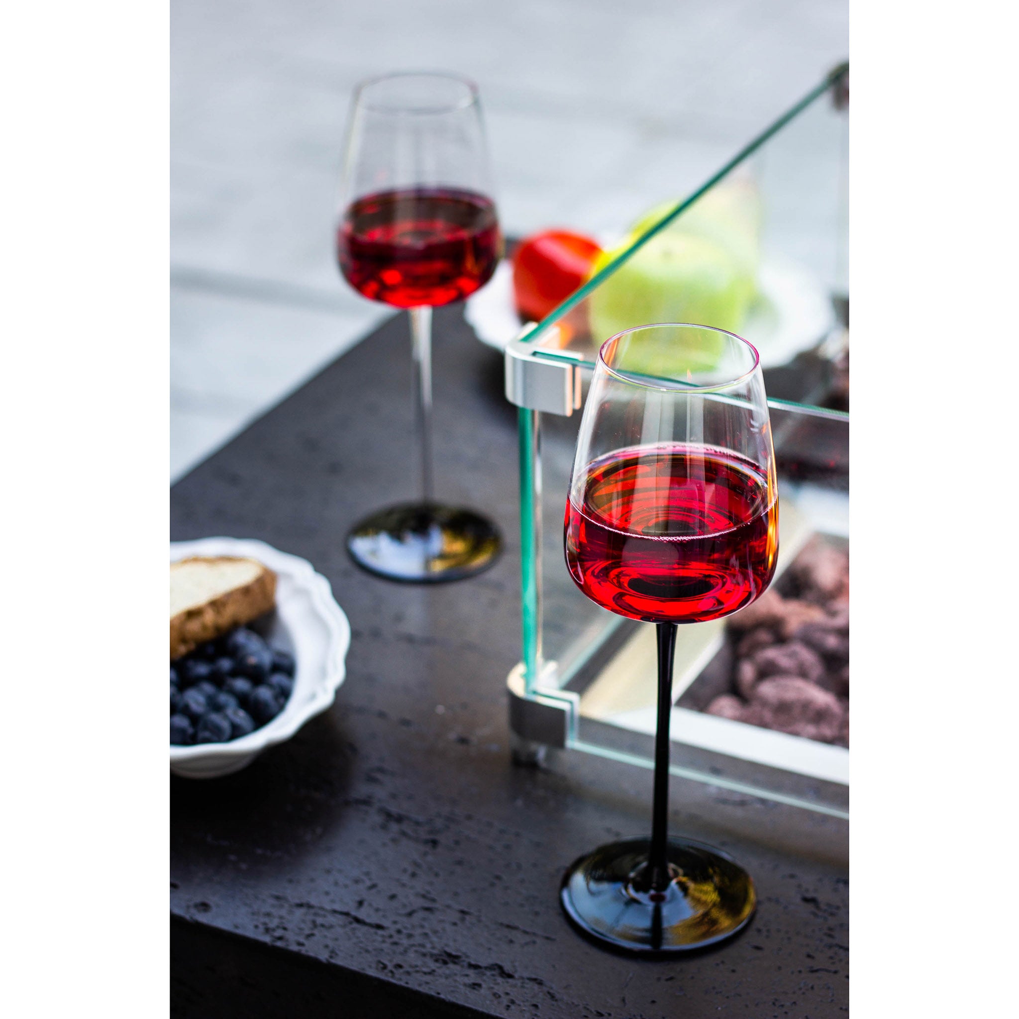 Noir Crystal Bordeaux Wine Glass